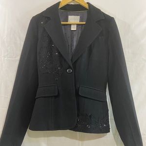 Jigsaw Women’s Black Wool Blazer